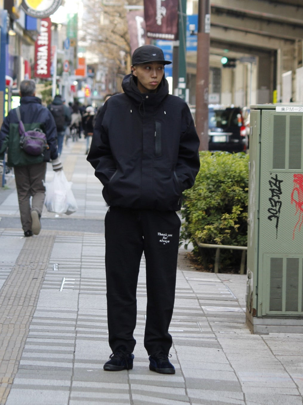 melple×SALVAGE PUBLIC/Thank you Sweat pants