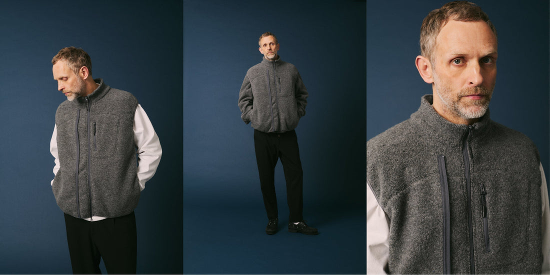 melpleの冬名品。機能と上質さを備えたウールパイルベスト