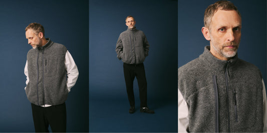 melpleの冬名品。機能と上質さを備えたウールパイルベスト