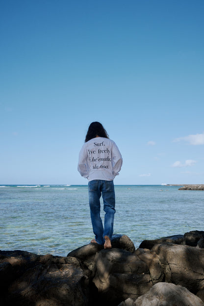 L/S Tee (Surf live freely)