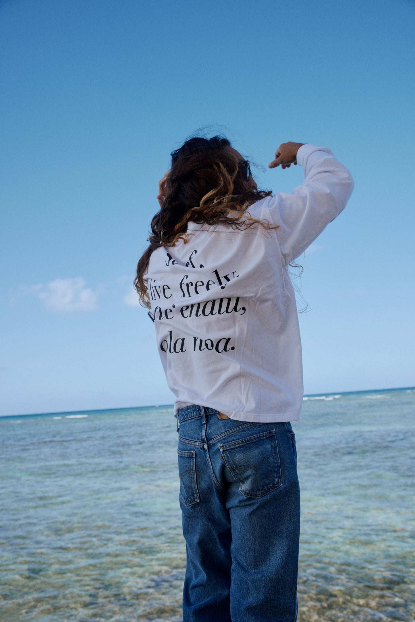 L/S Tee (Surf live freely)