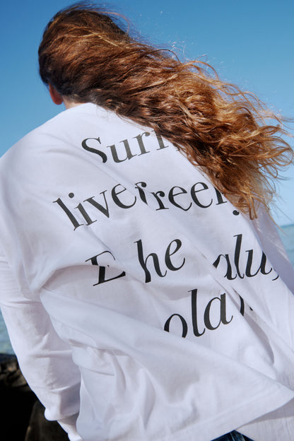 L/S Tee (Surf live freely)