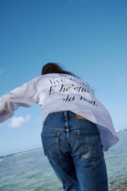 L/S Tee (Surf live freely)