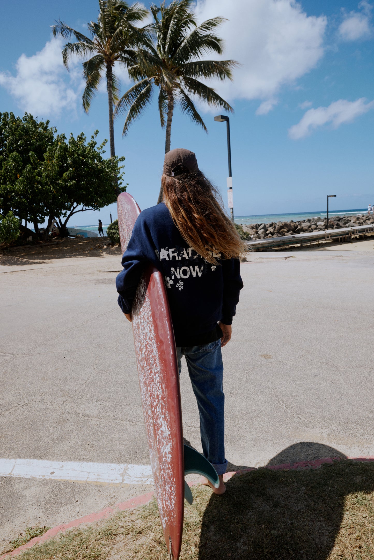 Crewneck Sweat (PARADAISE NOW Hibiscus)