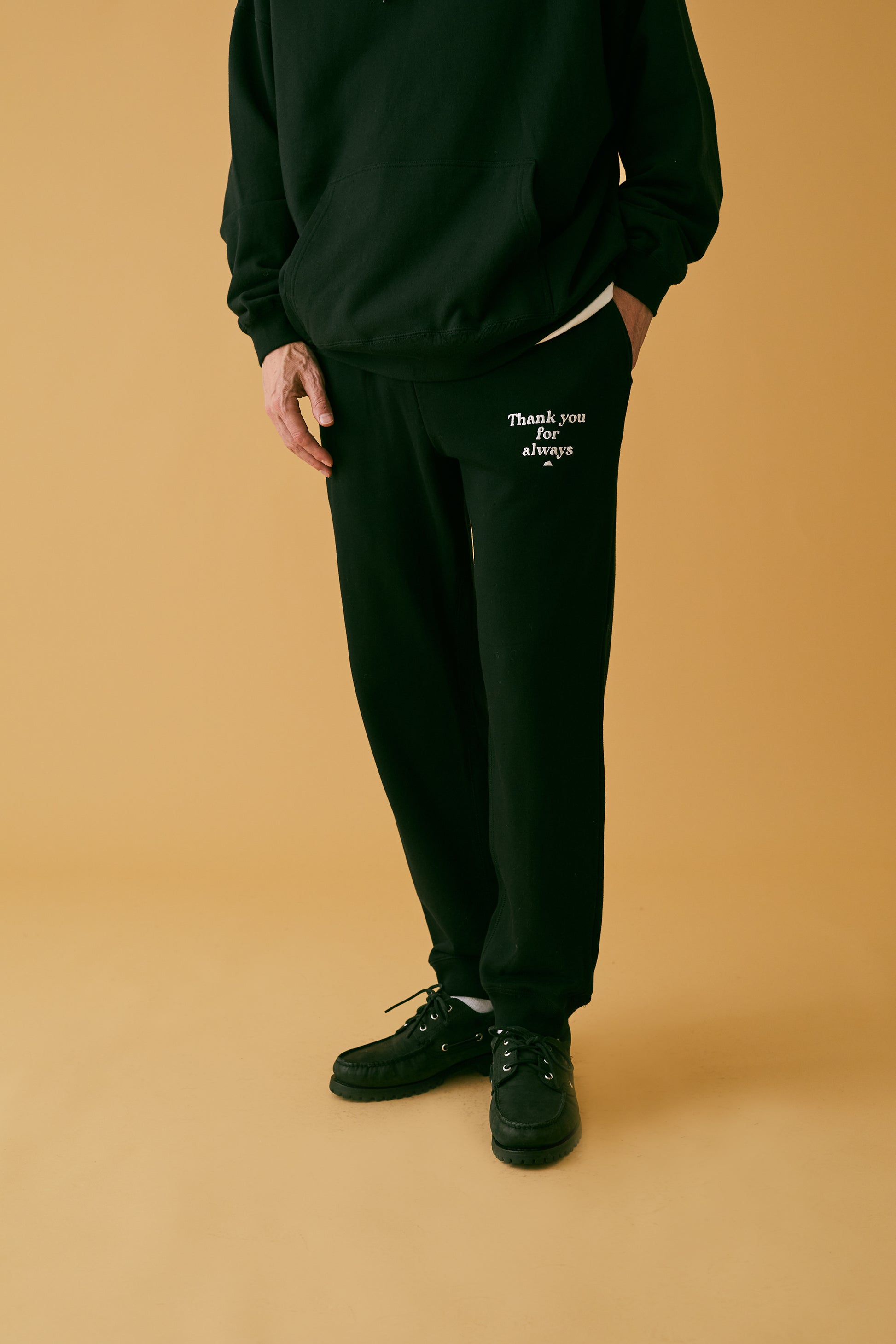 melple×SALVAGE PUBLIC／Thank you Sweat pants