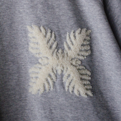 French Terry Crew neck (Laua'e Embroidery)