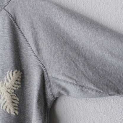 French Terry Crew neck (Laua'e Embroidery)