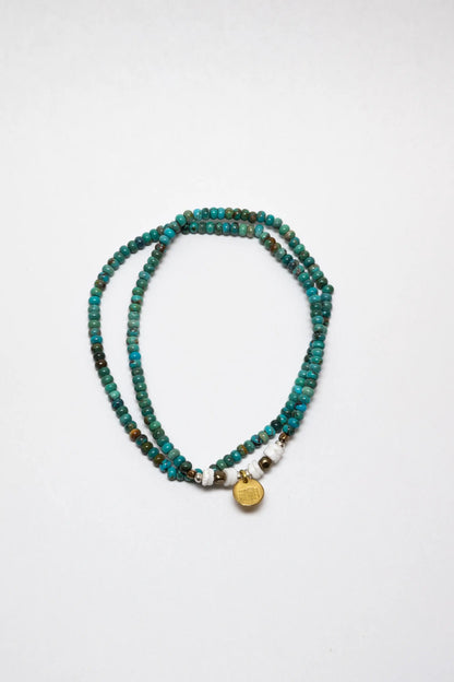 2Way BEADS BRACELET&ANKLET/Turquoise