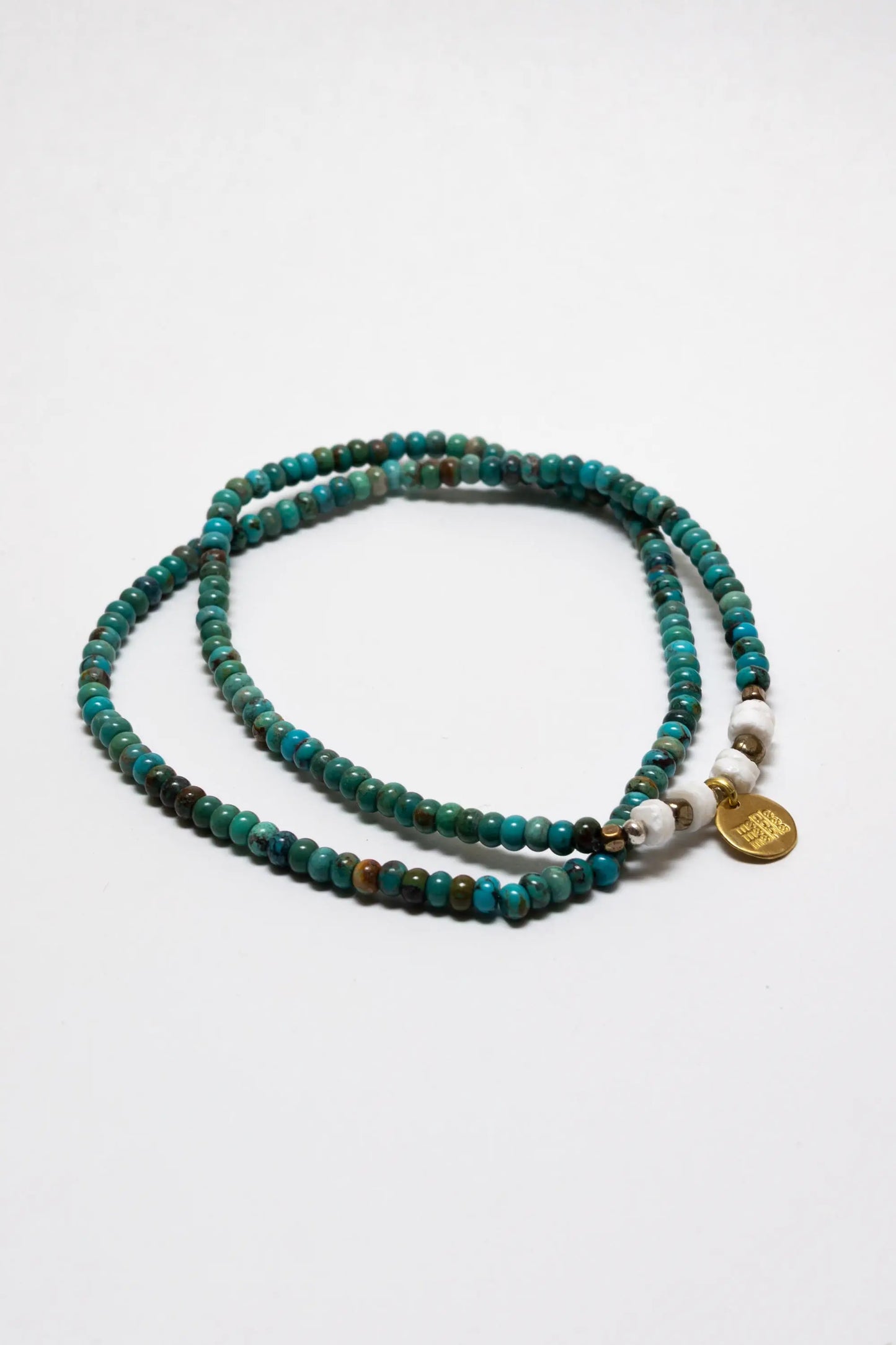 2Way BEADS BRACELET&ANKLET/Turquoise