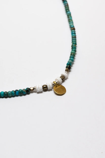 2Way BEADS BRACELET&ANKLET/Turquoise