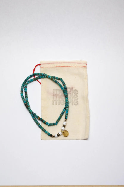2Way BEADS BRACELET&ANKLET/Turquoise