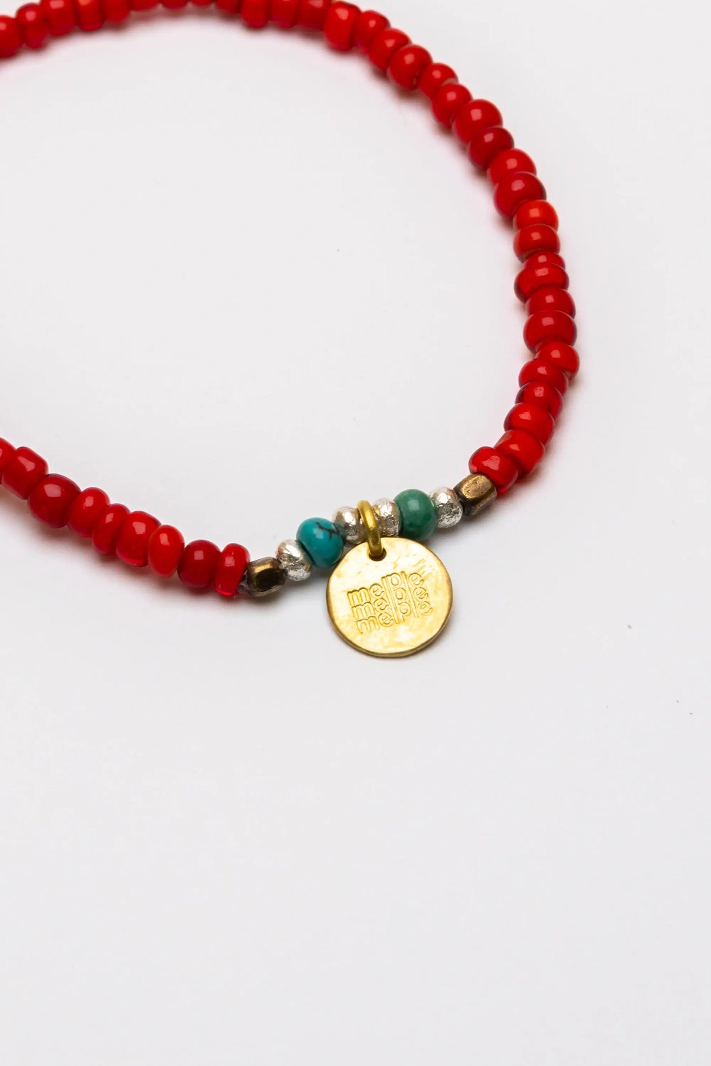 BEADS BRACELET/White Hearts