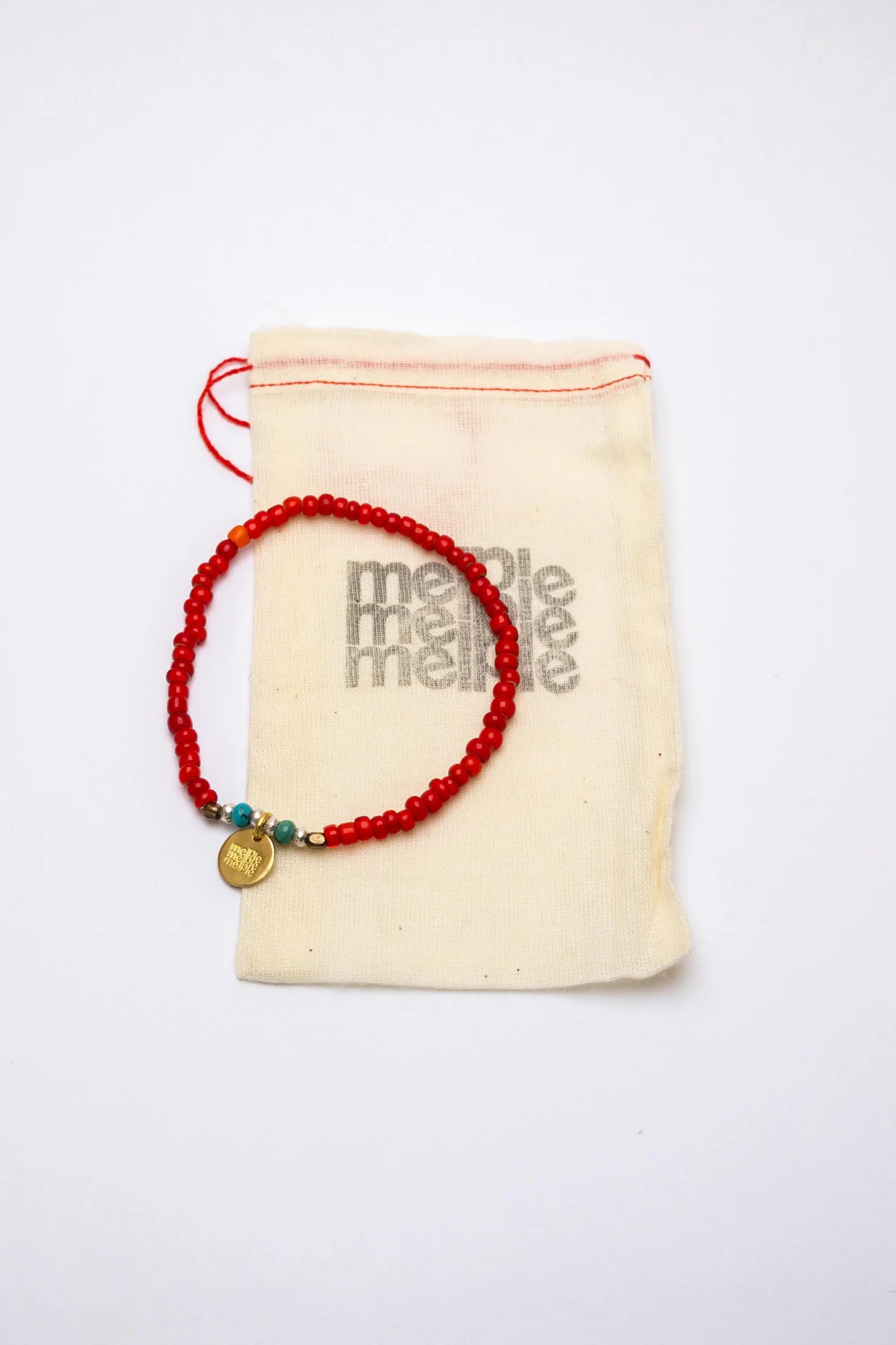 BEADS BRACELET/White Hearts