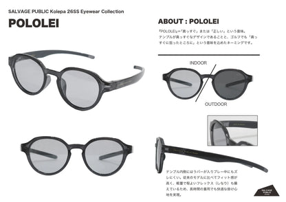 POLOLEI（Black with Polarised Photochromic Grey lenses）