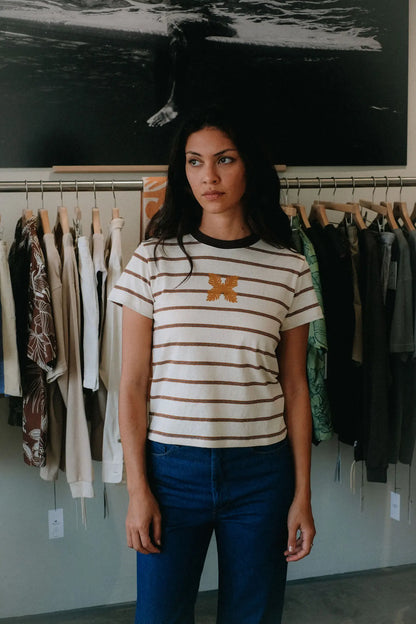 【Hawaii Limited】WOMEN'S T-SHIRT(Tomboy Stripe)