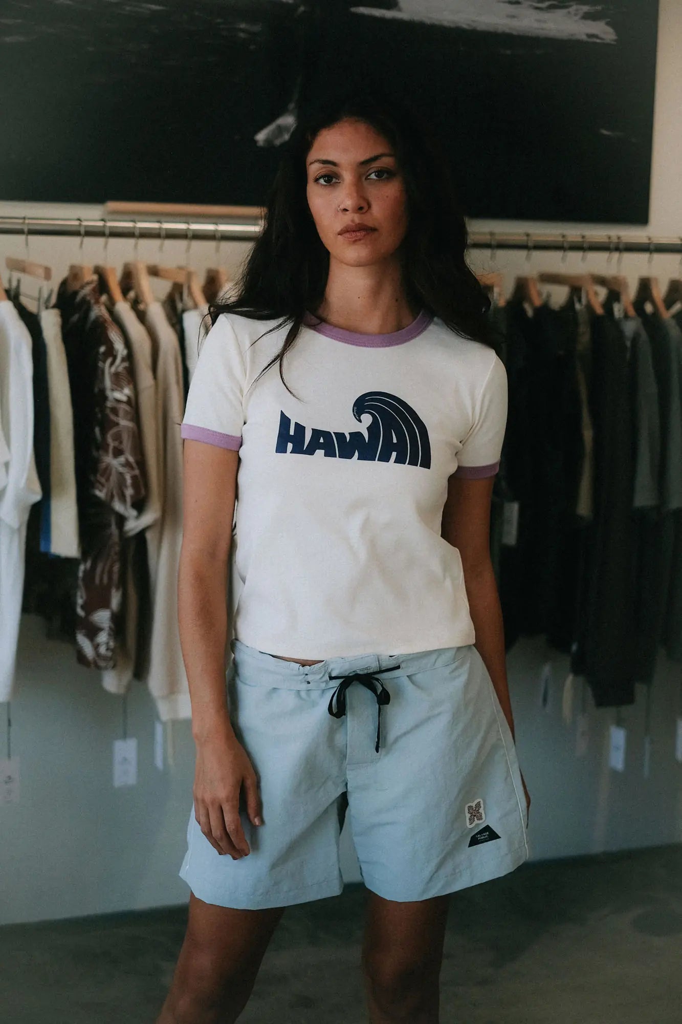 【Hawaii Limited】WOMEN'S T-SHIRT(Hawaii Wave)