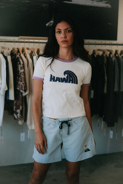 【Hawaii Limited】WOMEN'S T-SHIRT(Hawaii Wave)