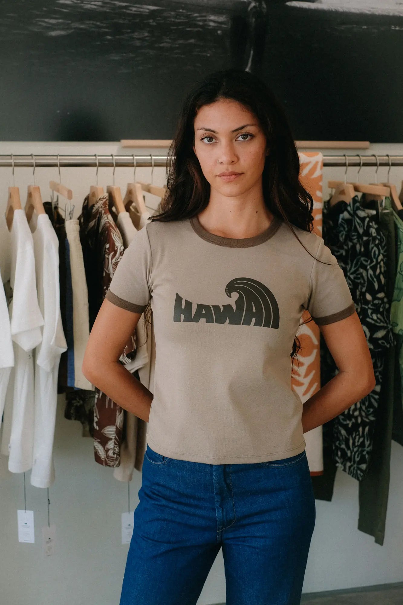 【Hawaii Limited】WOMEN'S T-SHIRT(Hawaii Wave)