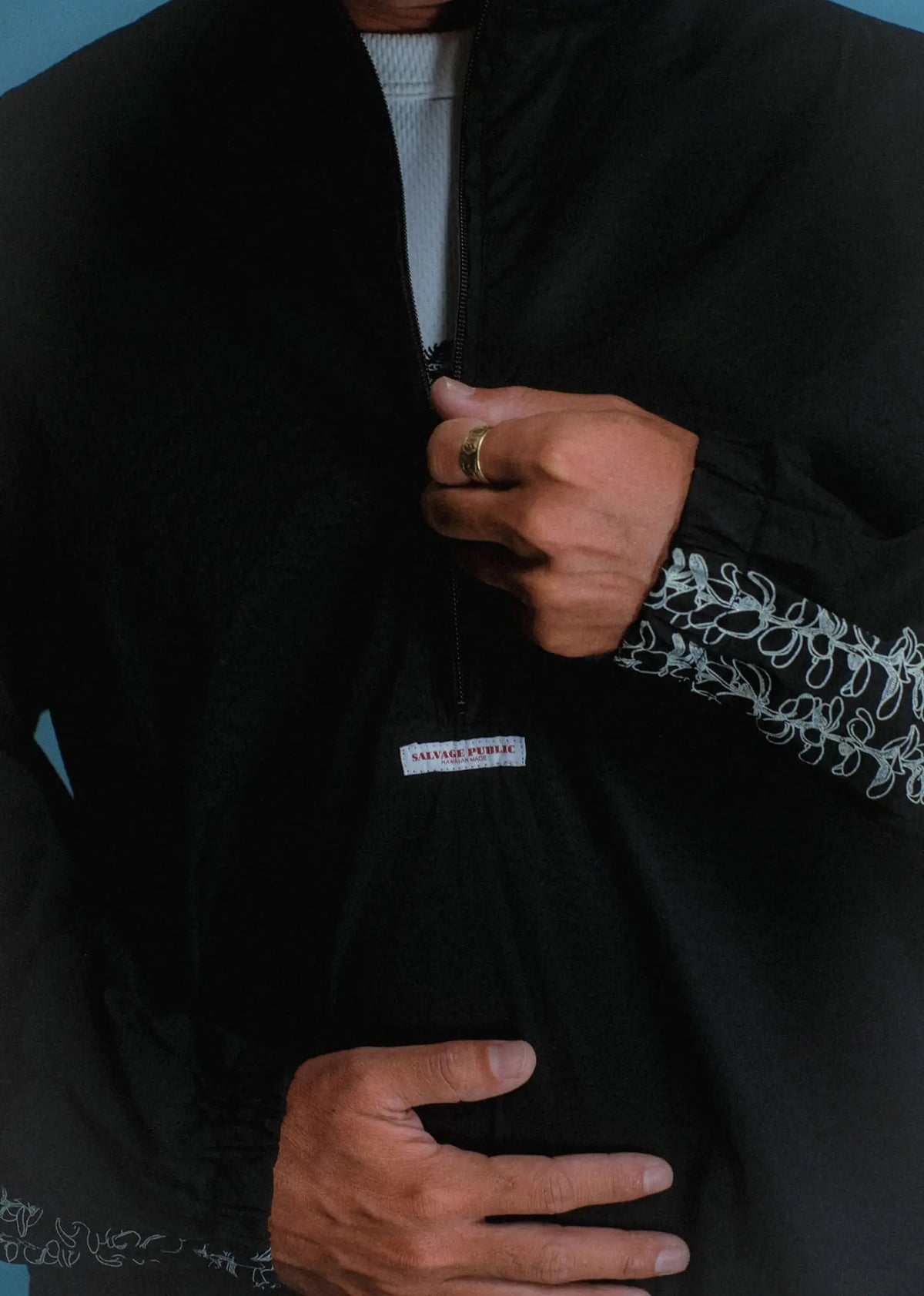 Pepa Nylon Half Zip Shirts