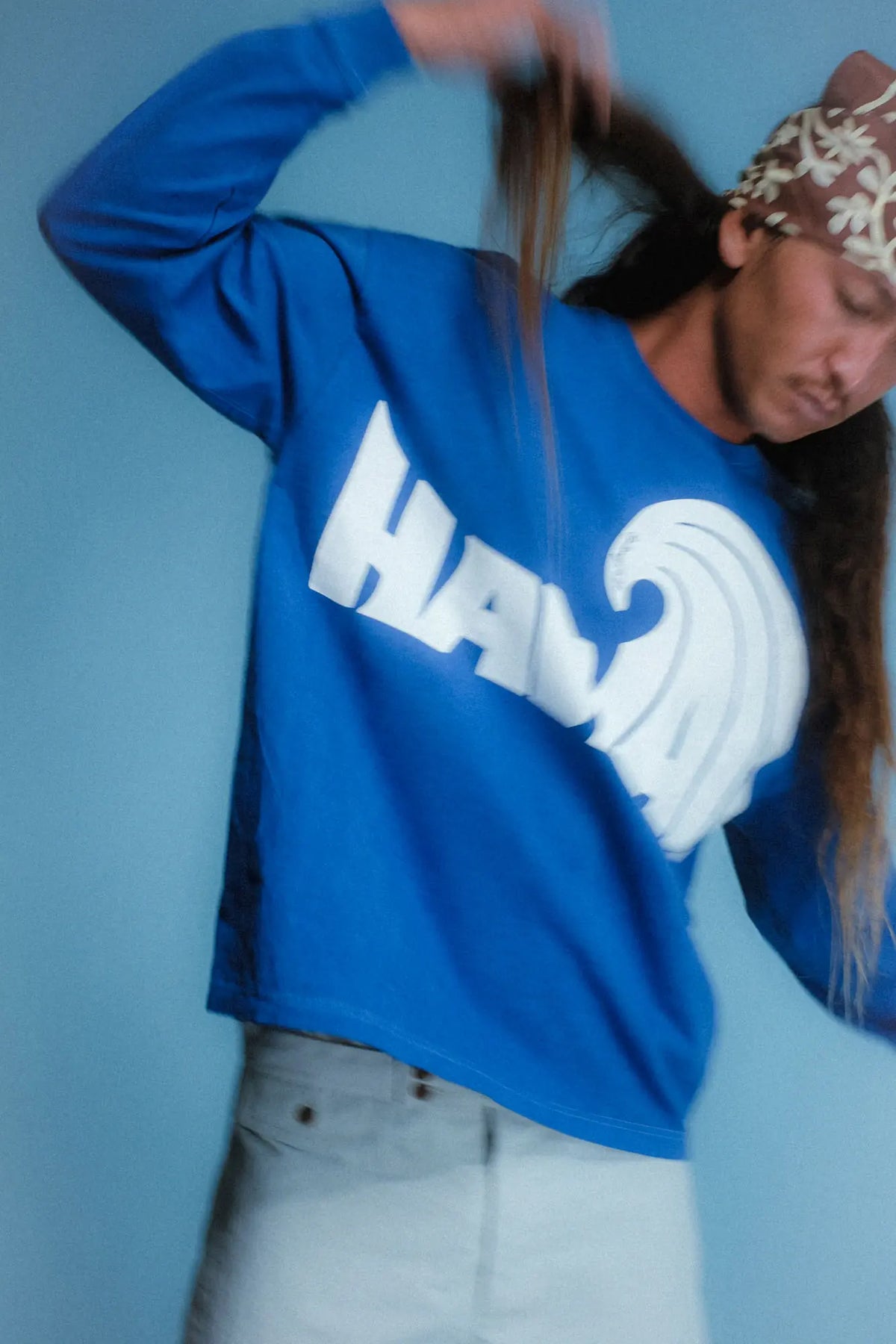 Pigment L/S Tee(HAWAII Wave)
