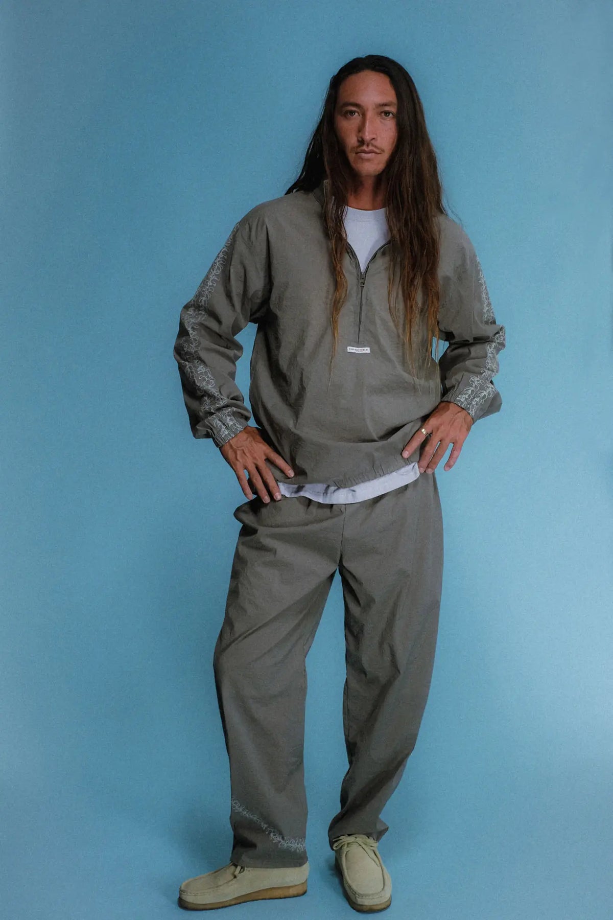 Pepa Nylon Half Zip Shirts