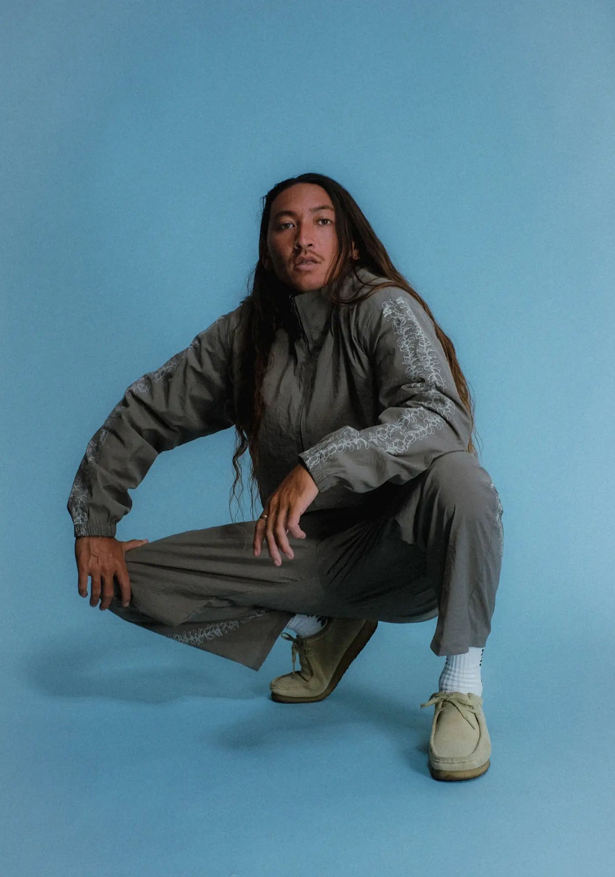 Pepa Nylon Half Zip Shirts