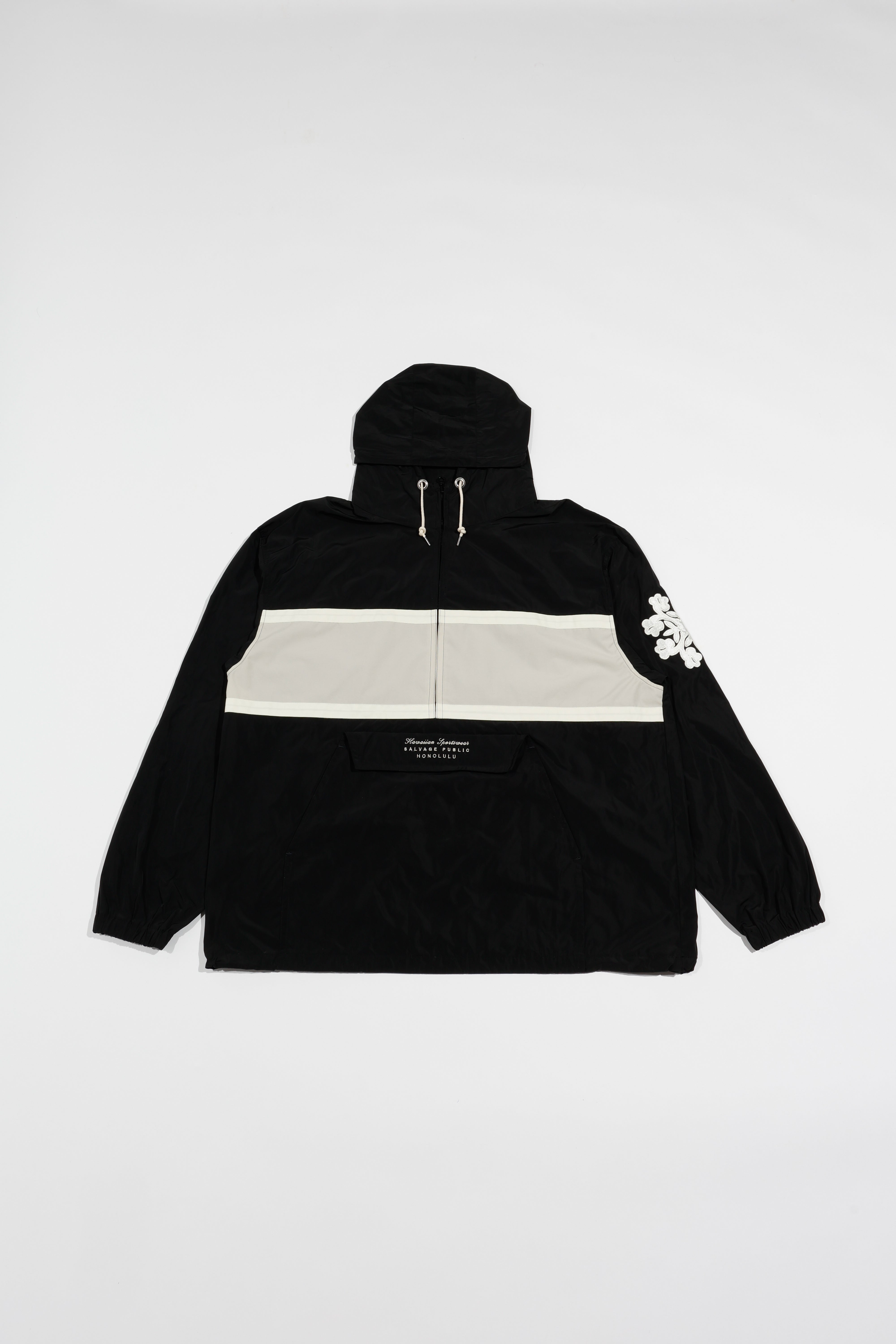 Stripe Anorak Jacket – SLOW TEMPO