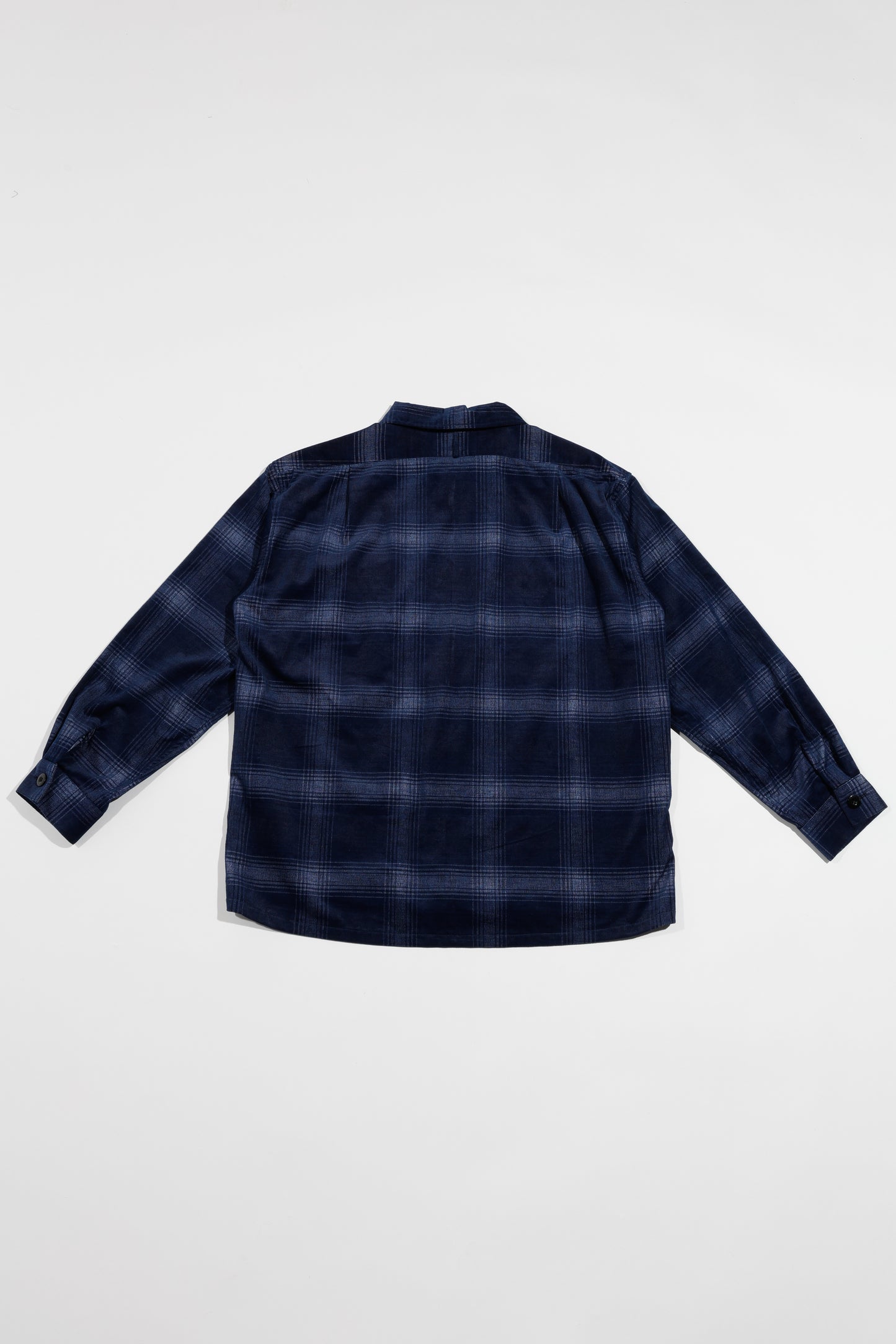 Indigo Corduroy Zip Jacket