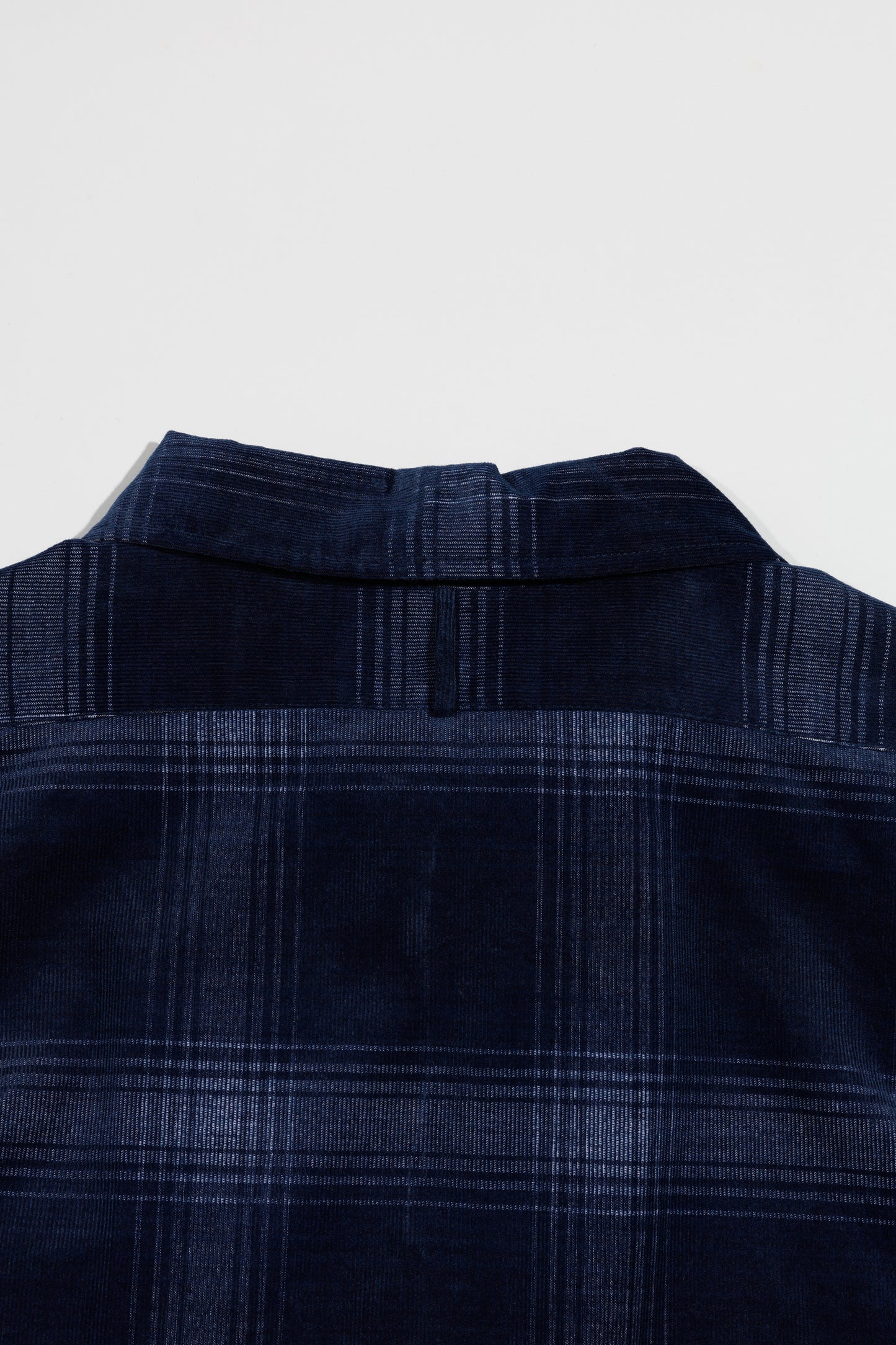 Indigo Corduroy Zip Jacket