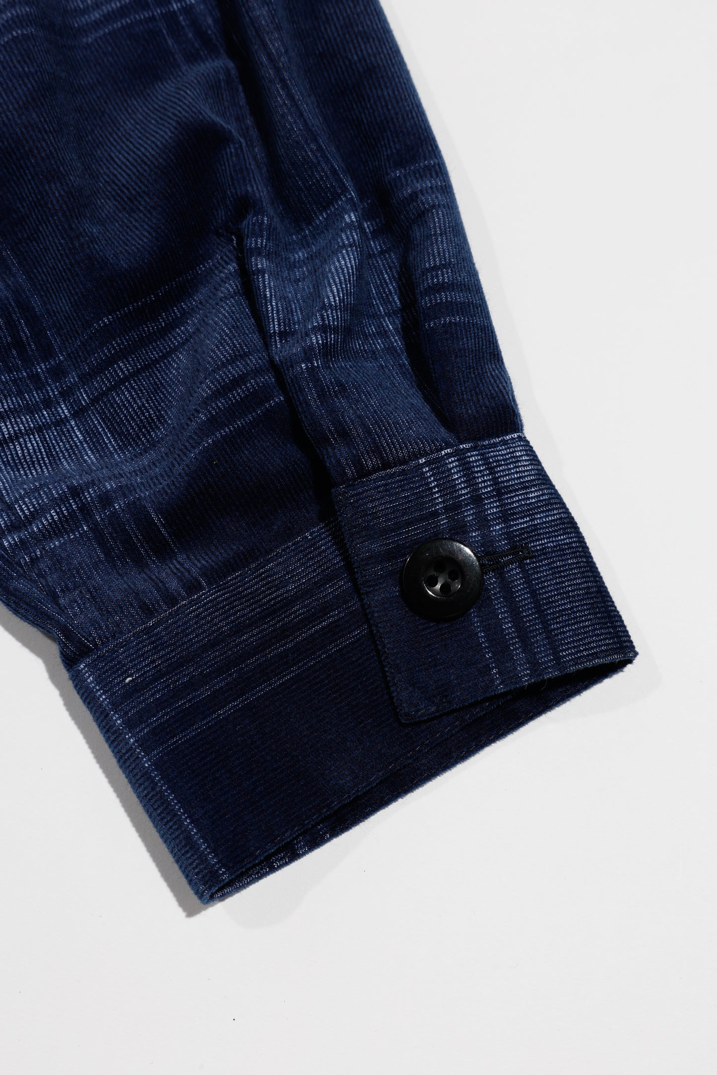 Indigo Corduroy Zip Jacket