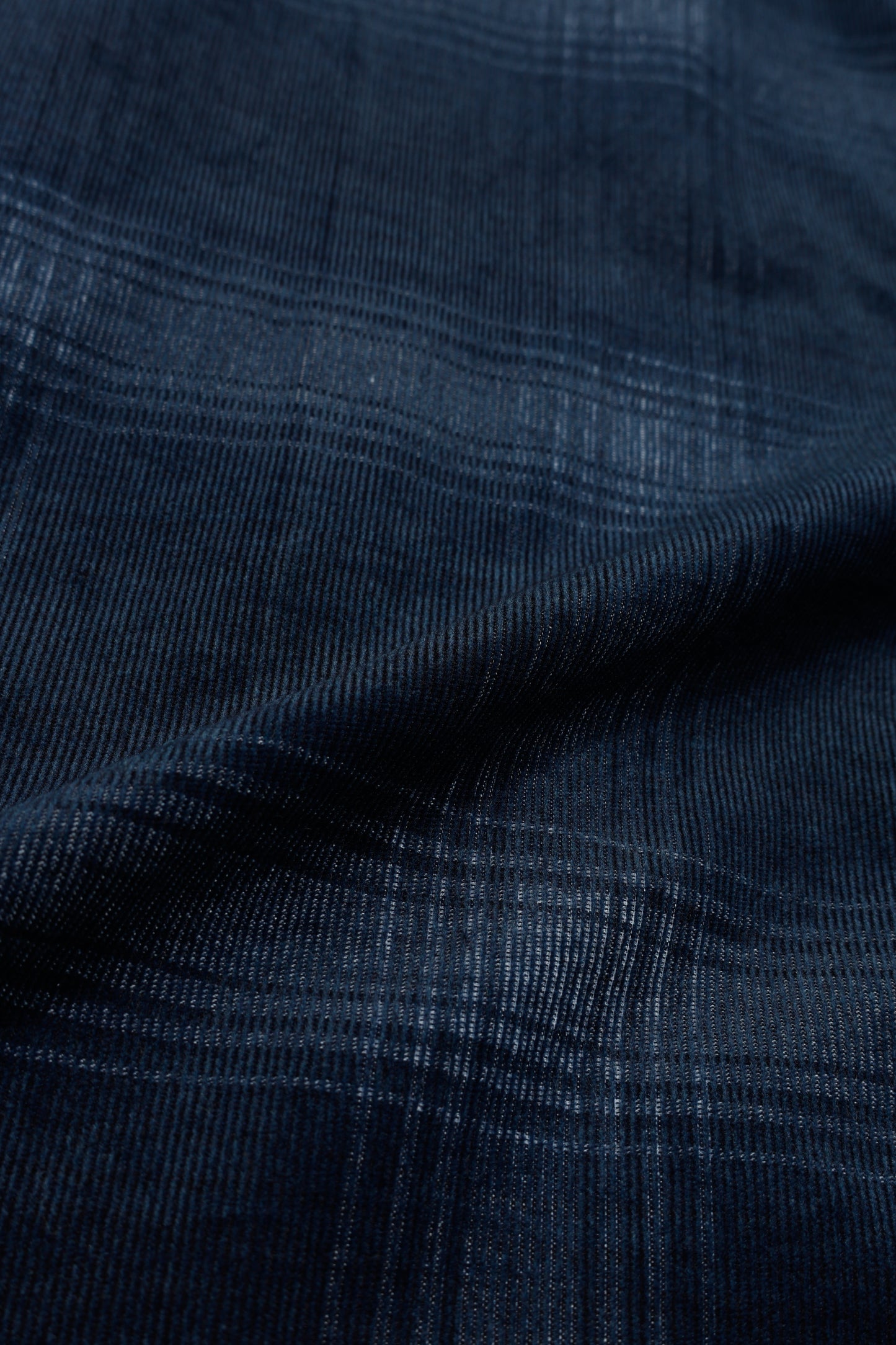 Indigo Corduroy Zip Jacket