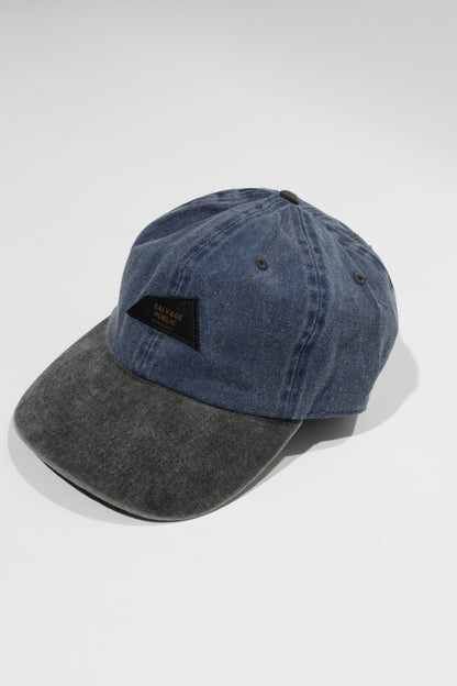 Baseball Two Tone Cap (DH Lether Patch/Back EMB)