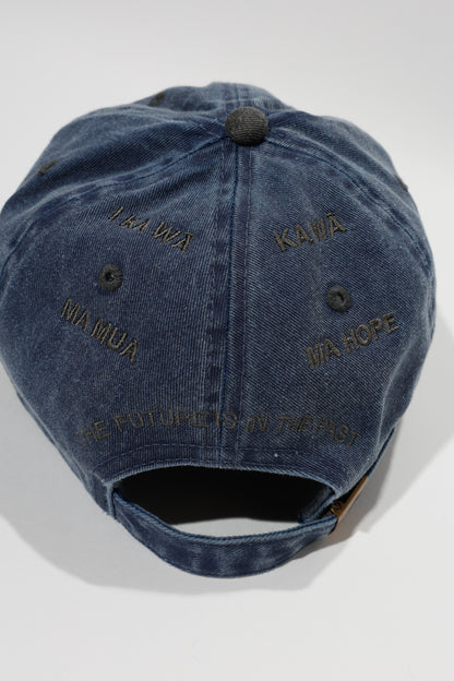 Baseball Two Tone Cap (DH Lether Patch/Back EMB)