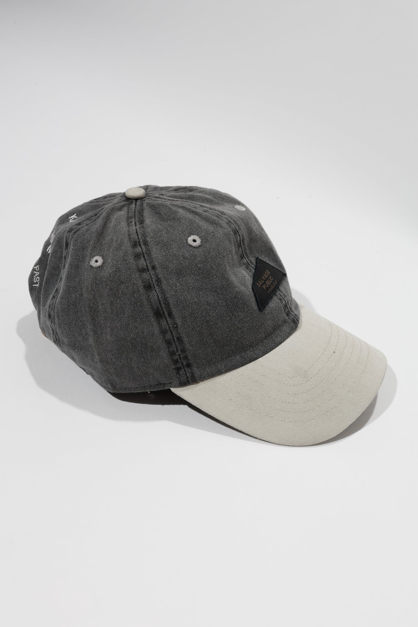 Baseball Two Tone Cap (DH Lether Patch/Back EMB)