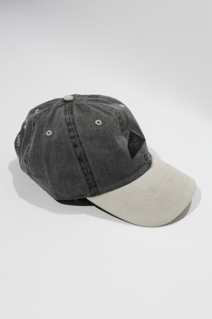 Baseball Two Tone Cap (DH Lether Patch/Back EMB)