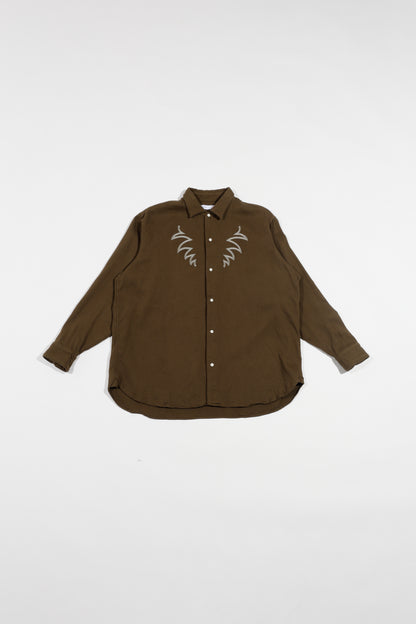 Sebastian Western Shirts(Herringbone）