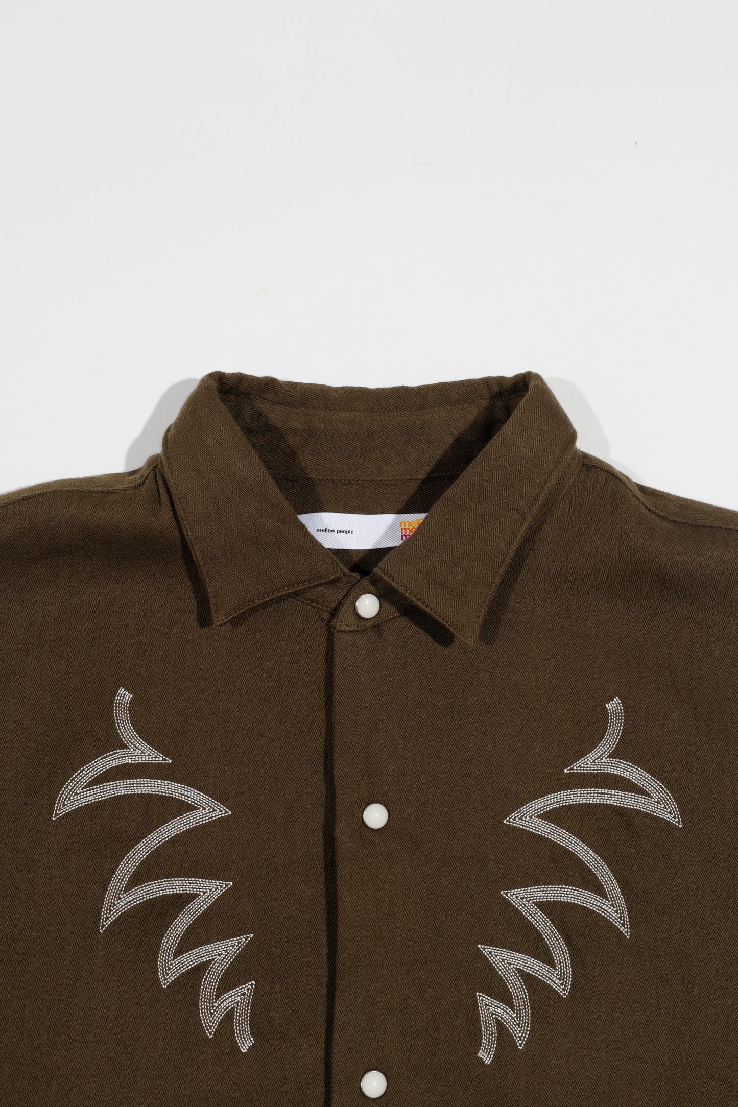 Sebastian Western Shirts(Herringbone）