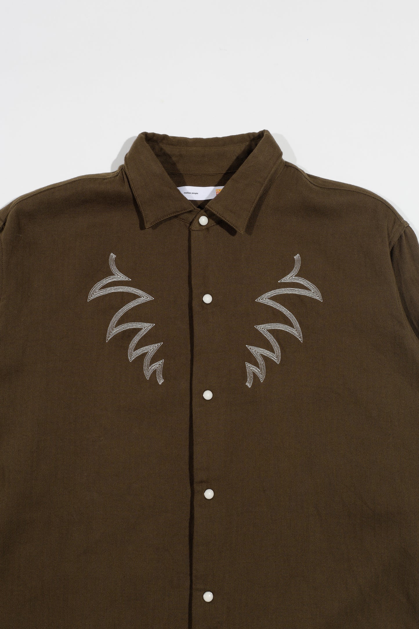 Sebastian Western Shirts(Herringbone）
