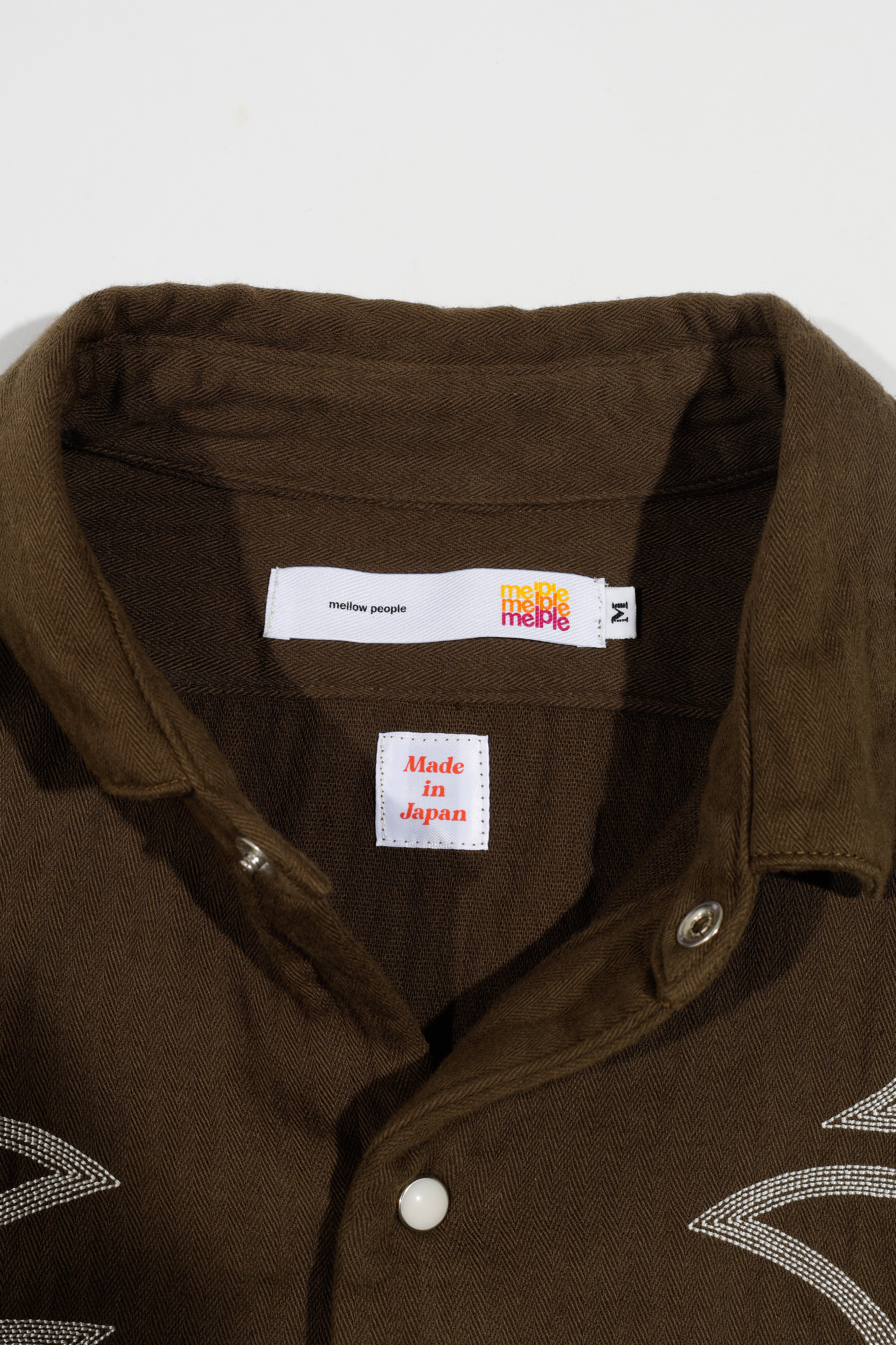 Sebastian Western Shirts(Herringbone） – SLOW TEMPO