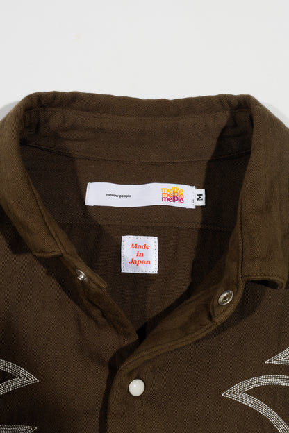 Sebastian Western Shirts(Herringbone）