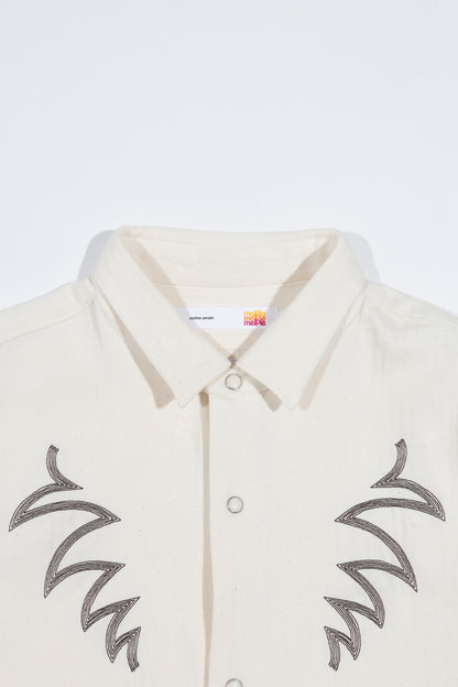 Sebastian Western Shirts(Herringbone）