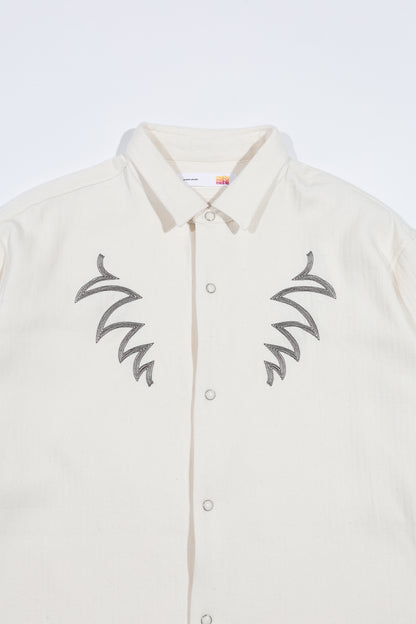 Sebastian Western Shirts(Herringbone）