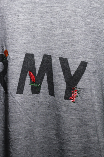 Flower Embroidery Tee