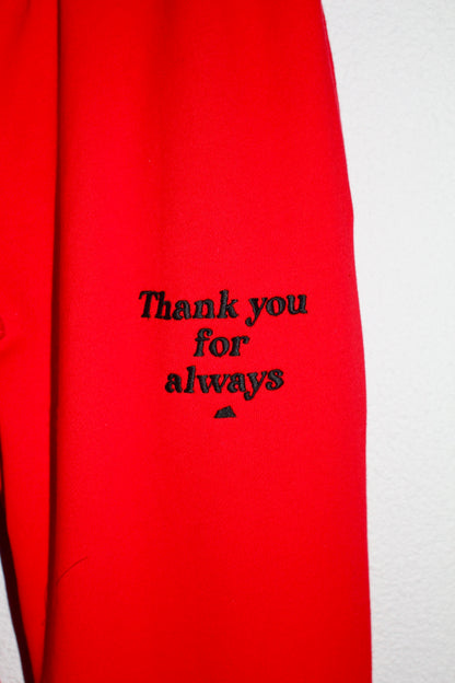 melple×SALVAGE PUBLIC／Thank you Sweat pants