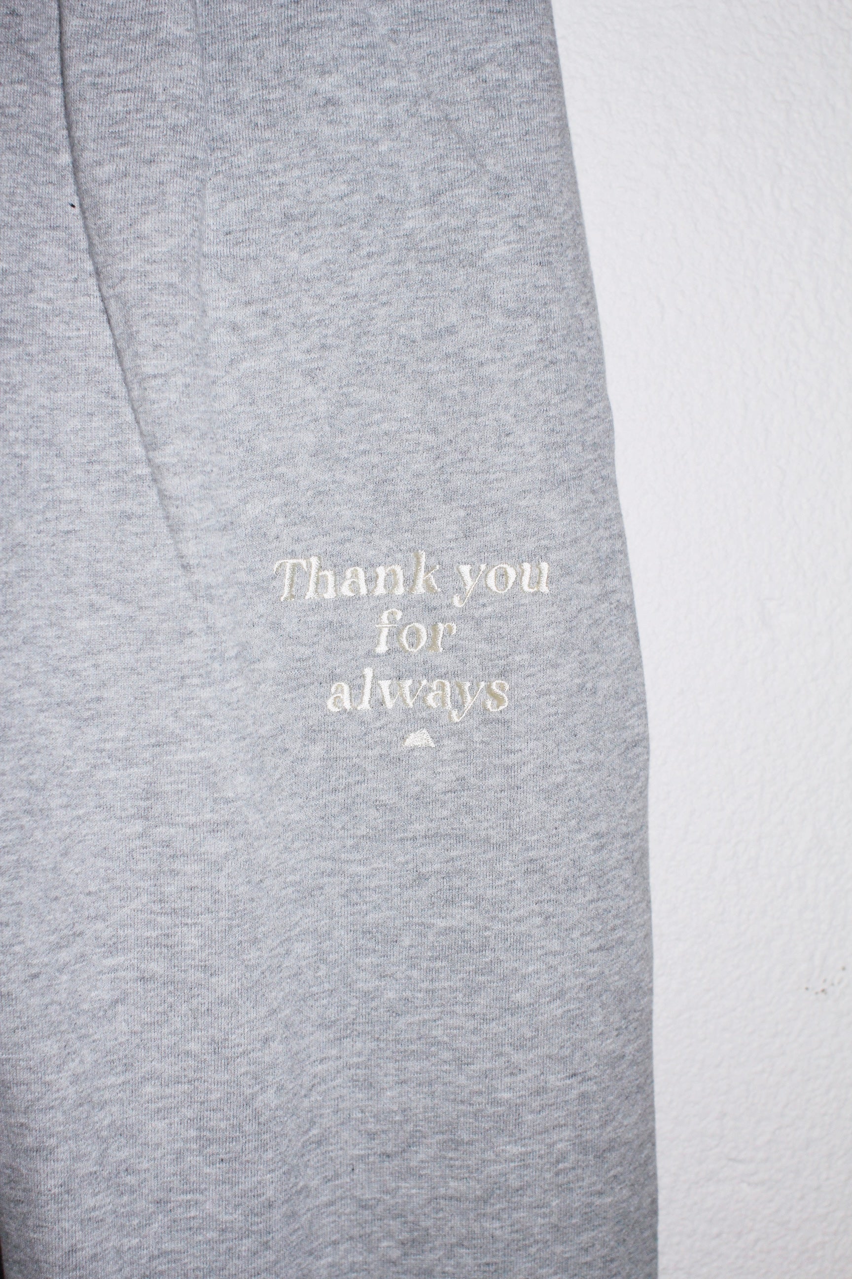 melple×SALVAGE PUBLIC／Thank you Sweat pants