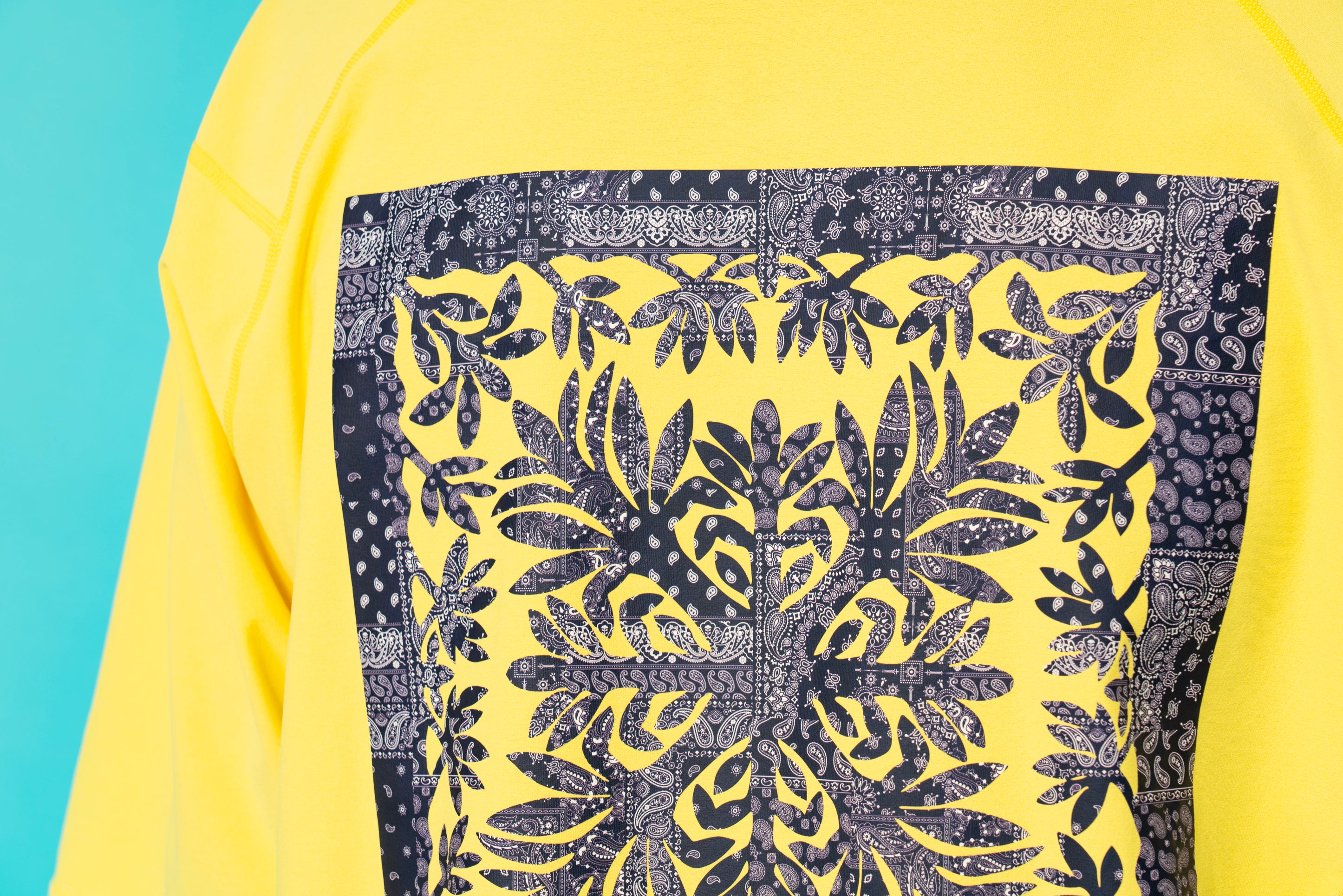 SURF Mockneck S/S (TI LEAF Paisley) – SLOW TEMPO