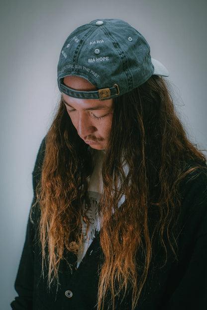 Baseball Two Tone Cap (DH Lether Patch/Back EMB)