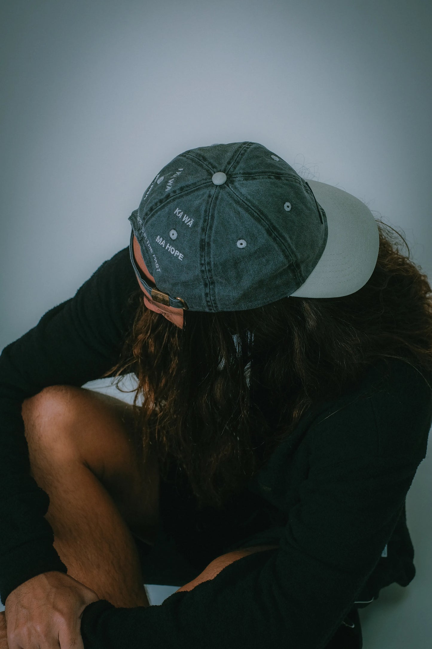 Baseball Two Tone Cap (DH Lether Patch/Back EMB)