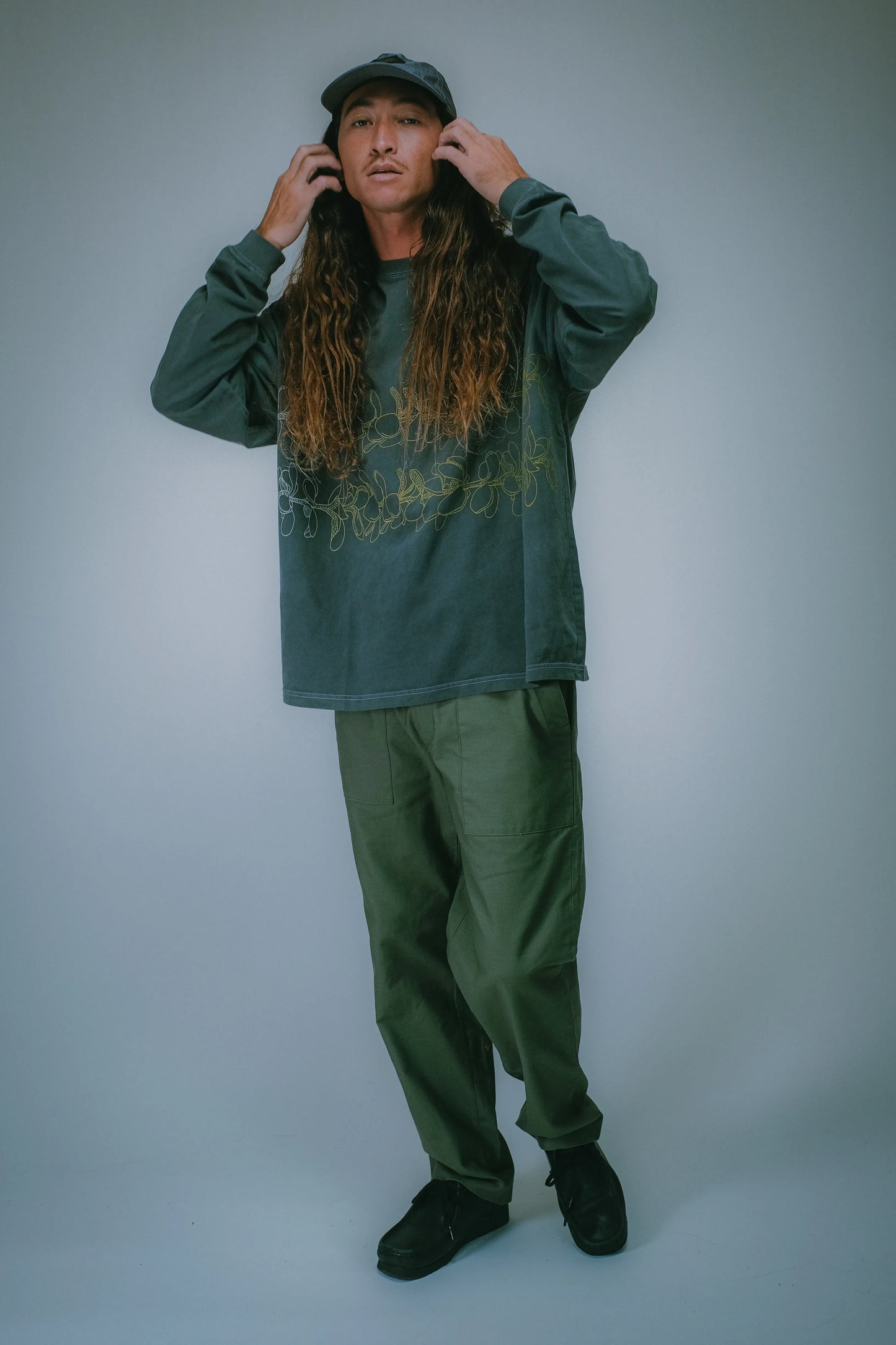 Pigment L/S Tee(Double Lei)