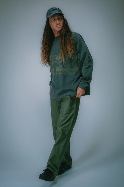 Pigment L/S Tee(Double Lei)